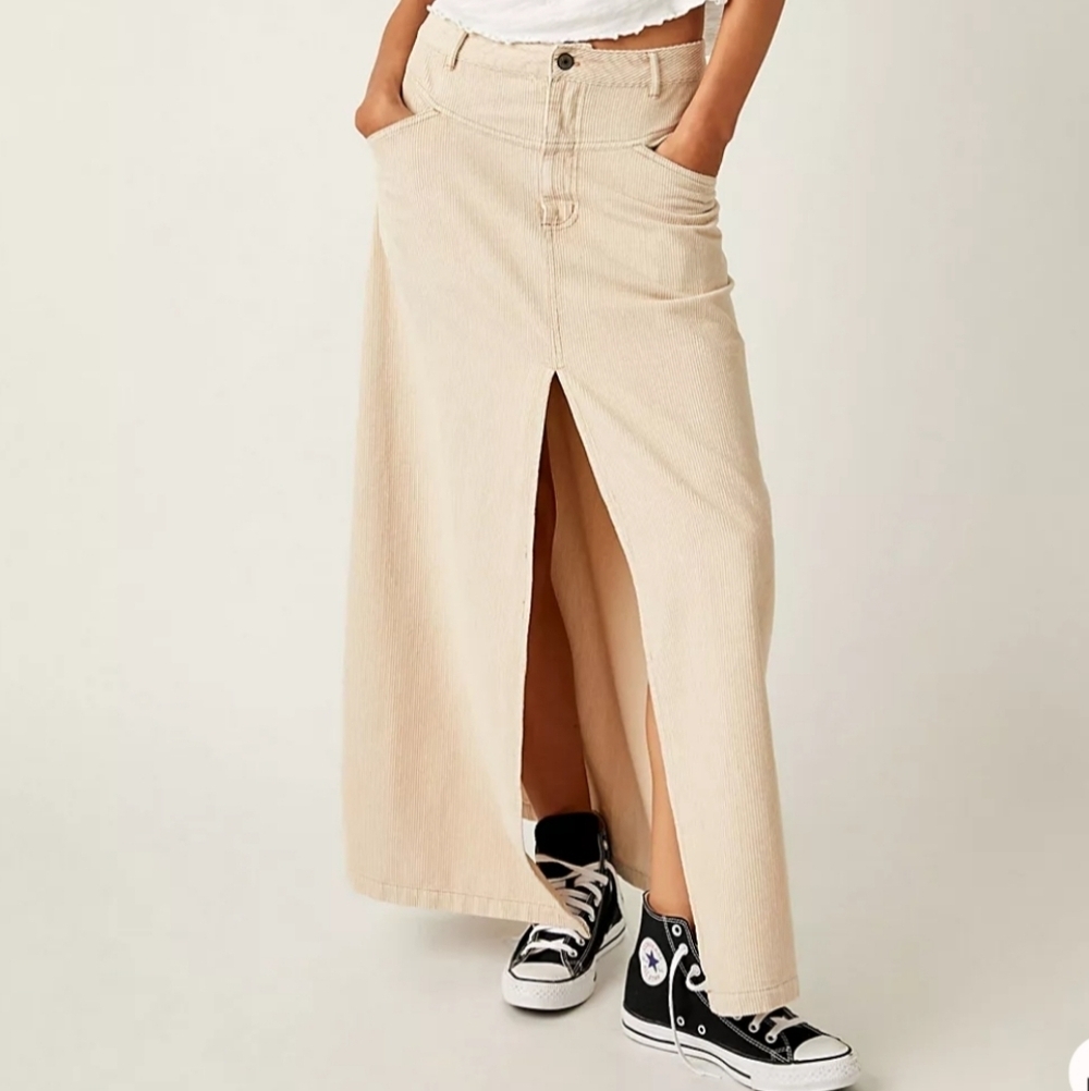 Free People Come as You Are Maxi Skirt Nearly New EC Size 6 - Picture 2 of 7